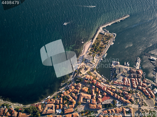 Image of General aerial view of Nessebar, ancient city on the Black Sea coast of Bulgaria