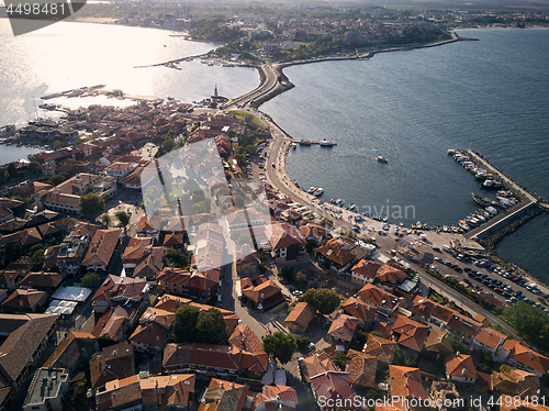 Image of General aerial view of Nessebar, ancient city on the Black Sea coast of Bulgaria