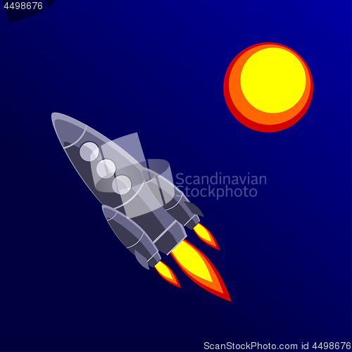 Image of Rocket and Sun