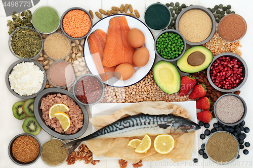 Image of Body Building Health Food Selection