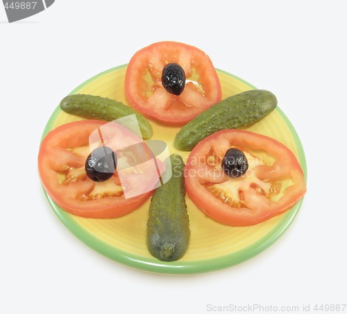 Image of Salad on a little plate