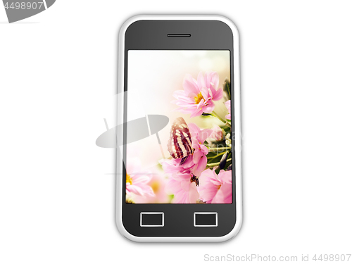 Image of Isolated cell phone