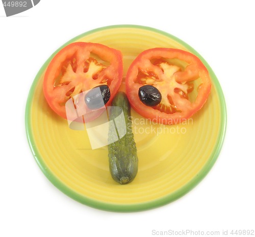 Image of Funny salad head