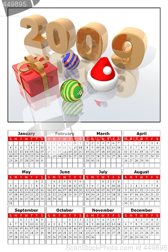 Image of 2009 calendar