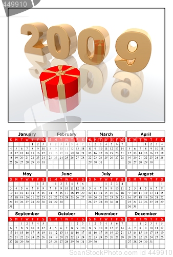 Image of 2009 calendar