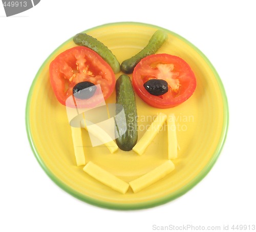 Image of Funny salad head