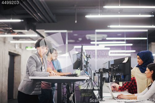 Image of portrait of young female software developer