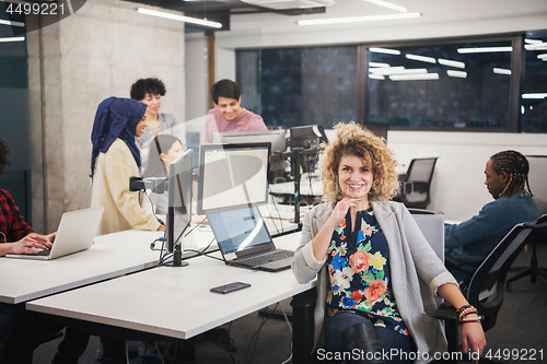 Image of portrait of young female software developer