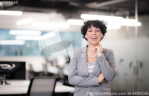 Image of Portrait of successful female software developer