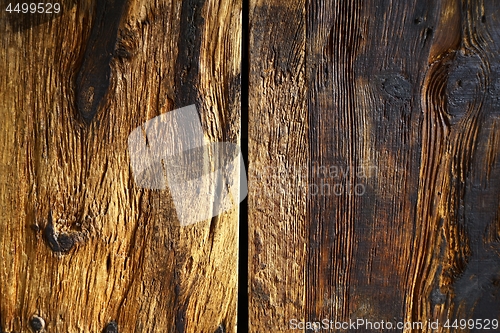 Image of textured surface of old wooden boards