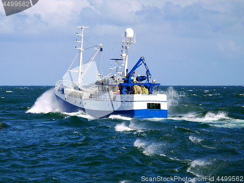 Image of Fishing Boat at Sea.