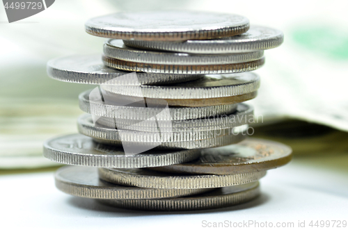 Image of Coins stacked on each other