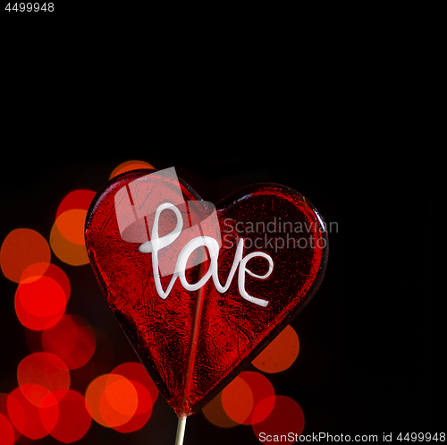 Image of Valentine lollipop