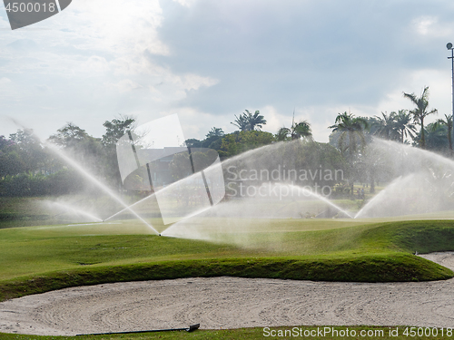 Image of Irrigation of golf course