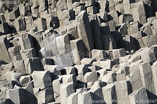 Image of Basalt columns in Iceland