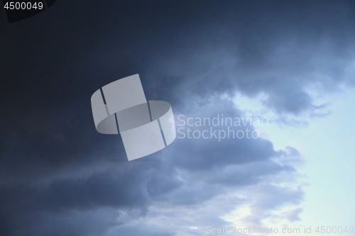 Image of Stormy clouds in the sky