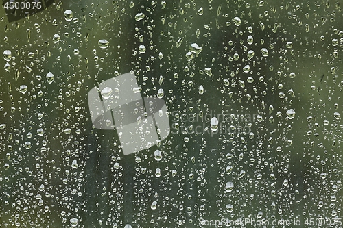 Image of Rainy window surface