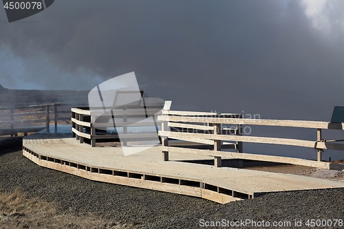 Image of Geothermal Activity in Iceland