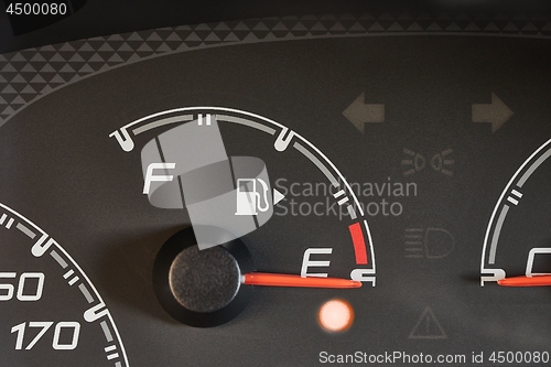 Image of Fuel Gauge Going Down