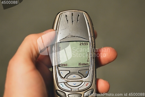 Image of Old mobile phone