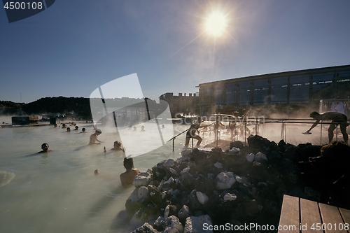 Image of Thermal pool with hot water