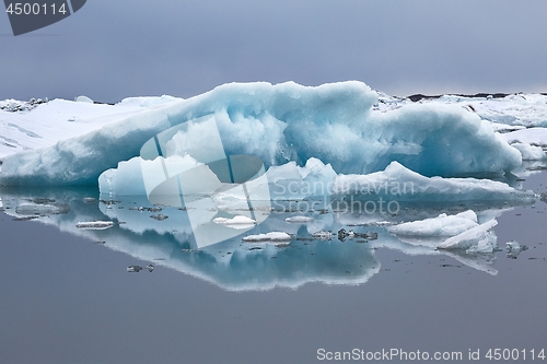 Image of Glacial lake in Iceland