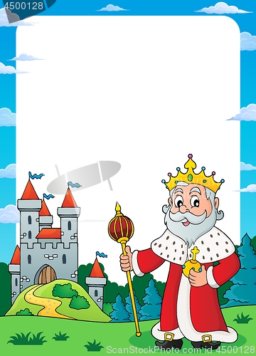 Image of King near castle topic frame 1