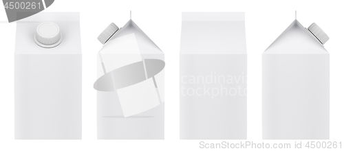 Image of Blank milk carton