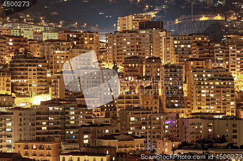 Image of Monaco Night Skyscrapers