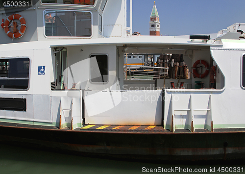 Image of Water Bus in Venice