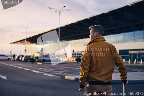 Image of Airport at sunrise