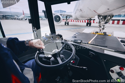 Image of Preparation of airplane before flight