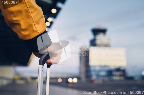 Image of Close-up shot of luggage