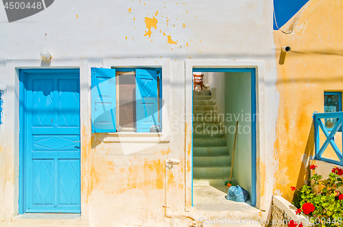 Image of Santorini beautiful buildings