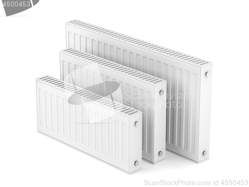 Image of Heating radiators with different sizes