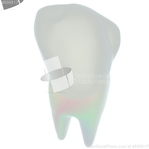 Image of Tooth. 3d illustration