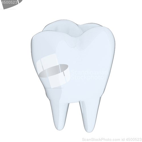 Image of Tooth. 3d illustration