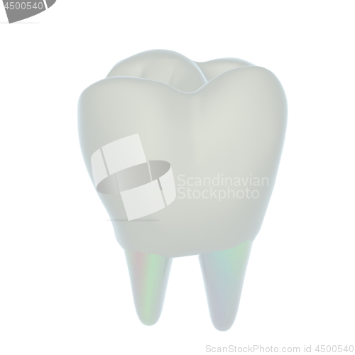 Image of Tooth. 3d illustration