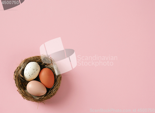 Image of colorful easter eggs