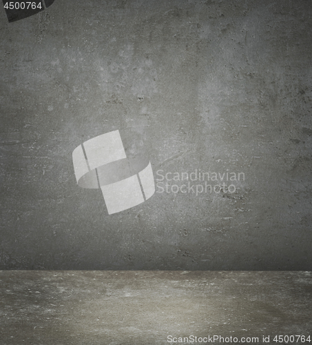 Image of grey table top and wall