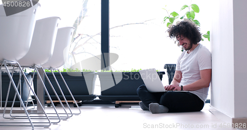 Image of man enjoying relaxing lifestyle