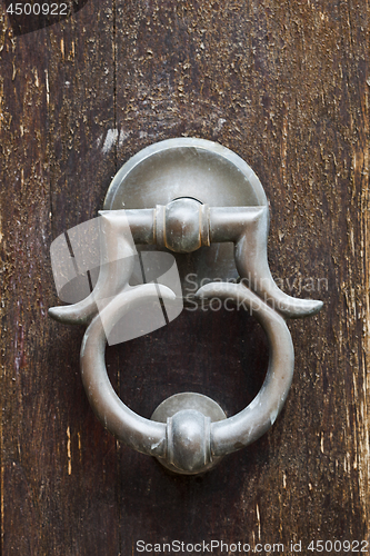 Image of Ancient italian door knocker.