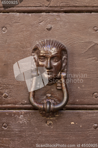 Image of Ancient italian door knocker.