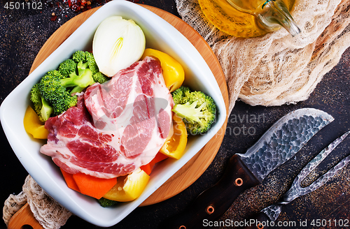 Image of meat with vegetables