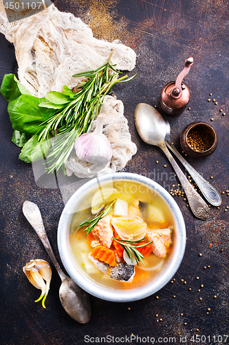 Image of fish soup