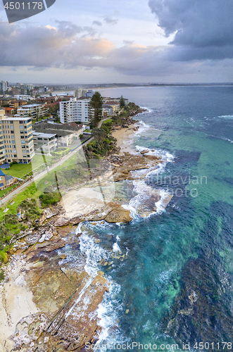 Image of Cronulla Coastal seascape panorama