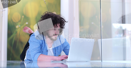 Image of man enjoying relaxing lifestyle