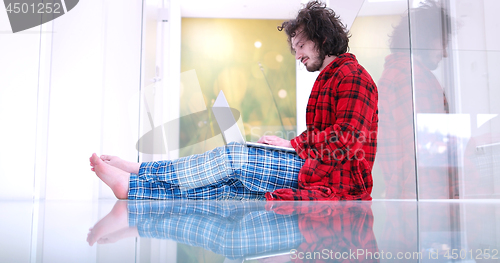 Image of man enjoying relaxing lifestyle