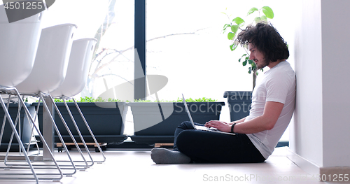 Image of man enjoying relaxing lifestyle