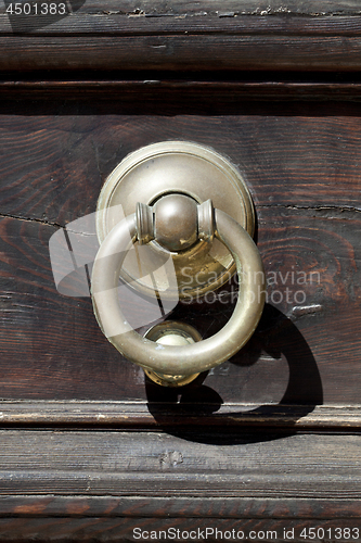 Image of Ancient italian door knocker ring.